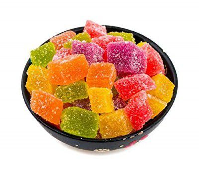 CHATOKDE Tasty Sugar Coated Jelly Candy Bites 200g