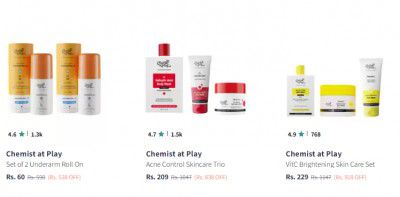 Chemist At Play Personal Care Products at minimum 70% OFF