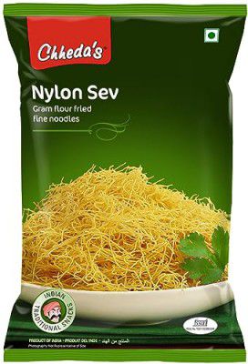 Chheda's Nylon Sev - Barik Sev - Sev Puri Bhel Puri Sev (350g Pack of 1)