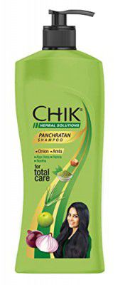 Chik Panchratan Herbal Solution Total Hair Care Shampoo, For Soft, Smooth & voluminous Hair, 340ml