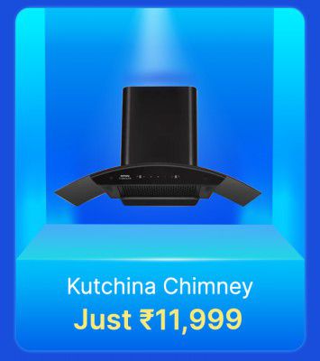 Kutchina Flora Dlx Chimney @ Rs. 11999 in Flipkart Big Billion Days Sale 