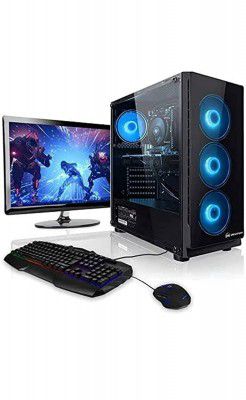 CHIST Intel-Core i5 Processor Gamming Computer Set All-in-One (8 GB RAM DDR3 + HDD 1 TB)