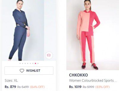 CHKOKKO Women Tracksuit Upto 85% Off | Starts ₹719