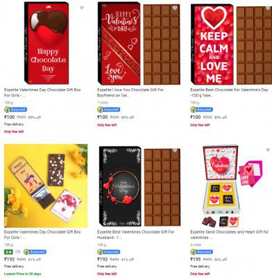 Chocolates Boxes Starts ₹100 | Upto 89% Off