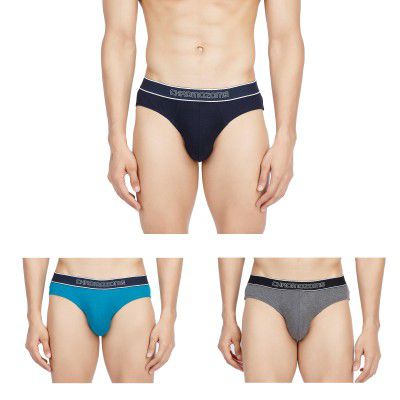 Chromozome Mens Cotton Rib Briefs (Pack of 3)