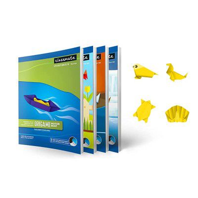 Classmate Origami Notebook - Unruled, 190 X 155mm, 172 Pages, Pack of 12 (2001291PP)