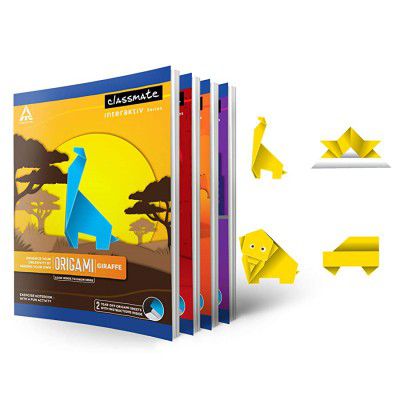 Classmate Origami Notebooks - Unruled 172 Pages 240 mm x 180 mm - Pack Of 4