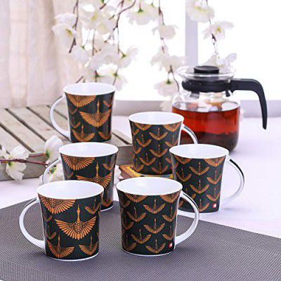 Clay Craft - Jackson Coffee Mugs Set, 6-pieces, 210ml, Hilton H330