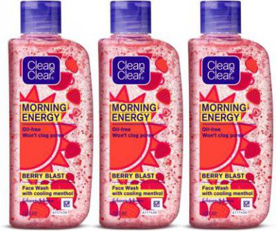 Clean & Clear Morning Energy Berry Blast Face Wash (300 ml)