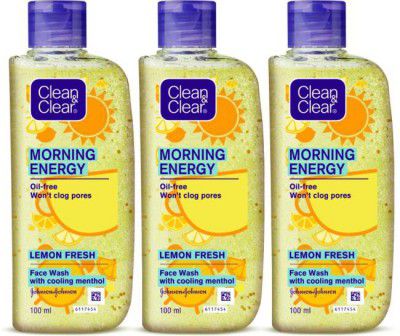 Clean & Clear Morning Energy Lemon Fresh Facewash Face Wash  (300 ml)