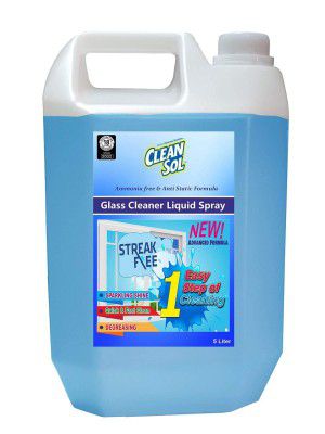 Cleansol Glass Cleaner Liquid Spray - 5 Litre