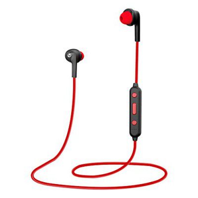 CLEF N100BT in Ear Wireless Earphones with MIC - RED