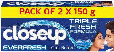 Closeup Cool Breeze Toothpaste Toothpaste  (150, Pack of 2)