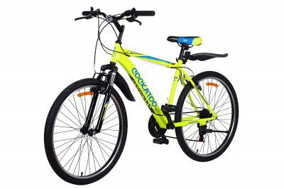 Cockatoo Mens CBC-05 Elite Series 26T & 21 Speed Carbon Steel Mountain Bike Cycle 