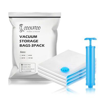 Cockatoo Space-Mate Vacuum Bags for Travel,Vacuum Bags