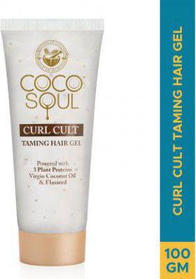 Coco Soul Curl Cult Hair Taming Gel for Frizz Control & Manageable Curls Hair Gel (100 g)