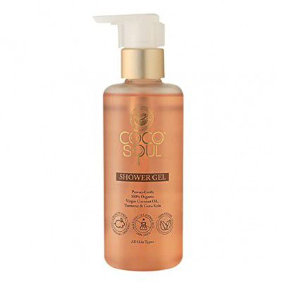 Coco Soul Shower Gel |With Coconut & Ayurveda| Sulphate & Paraben Free| Mineral Oil & Silicones Free |100% Vegan| 200ml