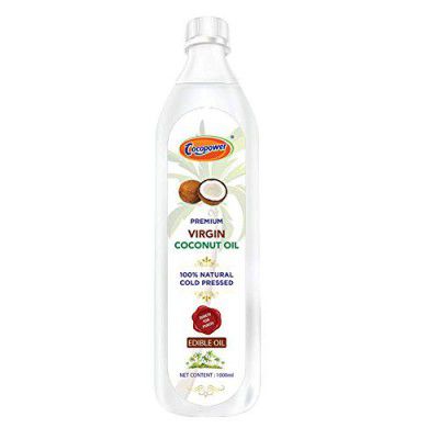 COCOPOWER Virgin Coconut Edible Oil Bottle, 1000ml