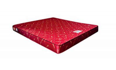 Coirfit Twin DLX Double Zone Sleeping 5' Inch Queen Size High Resilience (HR) Foam Mattress (72 x 60 x 5, Maroon)