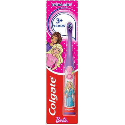 Colgate Barbie Toothbrush for kids, Battery Powered Electric Toothbrush