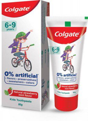 Colgate Kids (6-9 years) Natural Strawberry Mint Flavour Toothpaste (80 g)