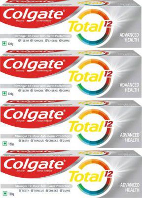 Colgate Total Advance Health Toothpaste (120 g, Pack of 4)