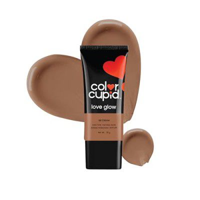 Color Cupid Hydrating Everyday Glow BB Cream with SPF | Lightweight, Easy to Blend | For Indian Skin tones | Infused with Hyaluronic Acid & Ceramide | Love Glow | Almond | 30 g