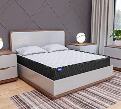 Comforto Duplex 5 Inch Dual Comfort Foam Mattress (75x36x5 Inch, Single Size Mattress) | Medium Soft & Hard Comfort | Quilted Top