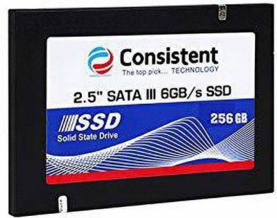 Consistent SSD 256 GB Laptop Internal Solid State Drive (SSD) (256 GB SSD FOR DESKTOP , LAPTOP ,)  (Interface: SATA III, Form Factor: 2.5 Inch)