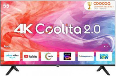 Coocaa Frameless 55" Ultra HD (4K) LED Smart Coolita TV (55S3U-Pro)