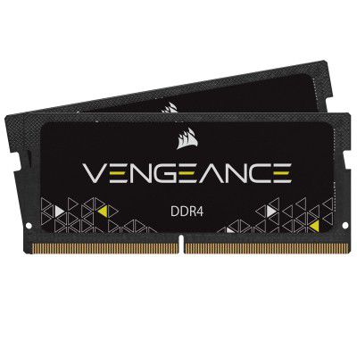 Corsair Vengeance Performance SODIMM Memory 16GB (2x8GB) DDR4 3200MHz CL22 Unbuffered for 8th Generation or Newer Intel Core i7, and AMD Ryzen 4000 Series Notebooks