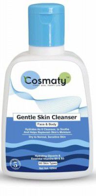 Cosmaty Face Wash Gentle Skin Cleanser for Dry to Normal, Sensitive Skin, 125 ml