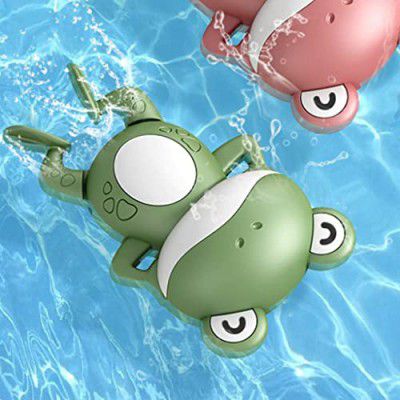 Swimming Frog, 1 Piece, Battery Operated Pool and Bathtub Toy for