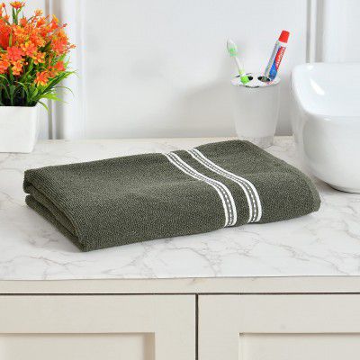 Cotton Bolls Textiles Bath Towel 400 GSM 70x140CM (Military Green)