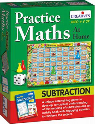 Creative's Practice Maths at Home Subtraction (Multi Color)