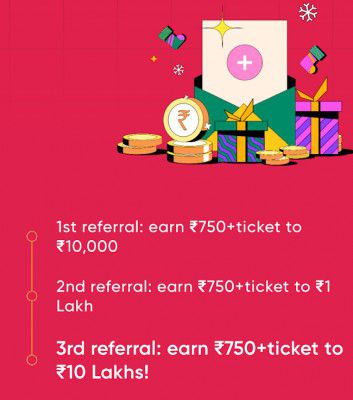 CRED Refer & Earn | Win Up to 10 Lacs by referring your friends