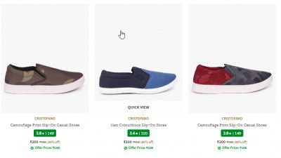 CRISTOFANO Casual Shoes Upto 60% Off| Starts At Rs 200