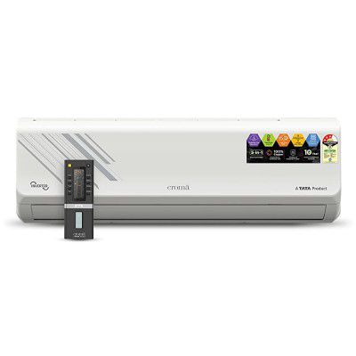 Croma 1.5 Ton 3 Star Inverter Split CRLA018IND255302 AC (2022 Model)