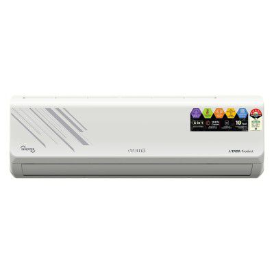 Croma 1 Ton 5 Star Inverter Split AC (Copper Condenser, 2022 Model, CRLA012INF255304, White)  