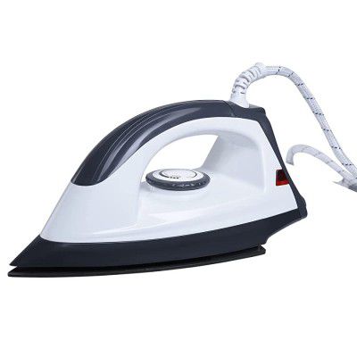 Croma 1100 W Dry Iron with Weilburger Dual Soleplate Coating (CRSHAH702SIR11, White)