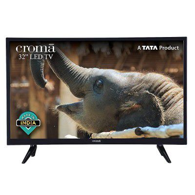 Croma (39 Inches) HD Ready LED TV CREL040HBC024601 (2022 Model)