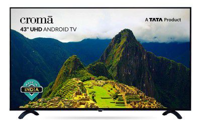 Croma 43" 4K Ultra HD Certified Android Smart LED CREL043UOA024601 TV