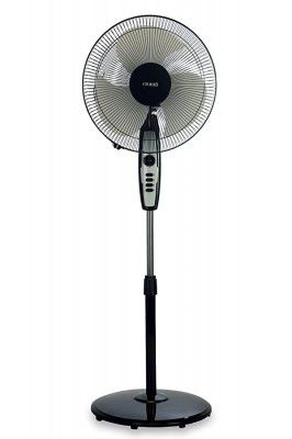 Croma CRF0022 120 Watts 400 mm Pedestal Fan with Adjustable Height and 2 Years Warranty (Black)