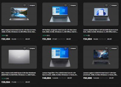 Croma Loot | Dell, Lenovo, HP Laptops up to 60% OFF