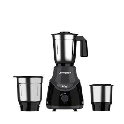 Crompton DS 500 BLK 500-Watt Mixer Grinder ( 3 Stainless Steel Jars )