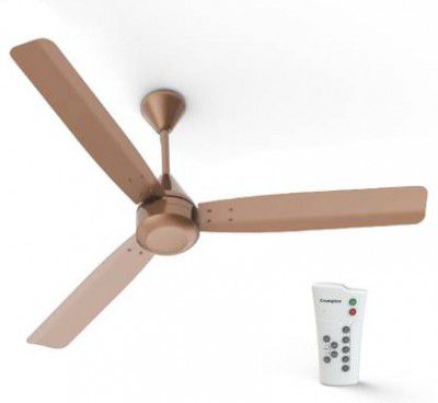 Crompton Energion Cromair Remote 1200 mm BLDC Motor Fan  Brown Pack of 1