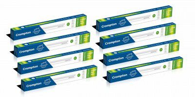 Crompton Laser Ray Neo 1 Feet 5W LED Batten (Warm White) - Pack of 8