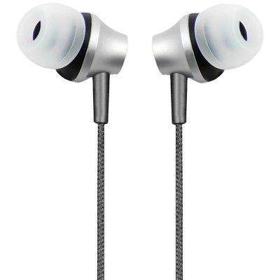 CROSSLOOP Daily Fashion CSLE105 Series Wired Earphone with Mic ( In-Ear, Silver )