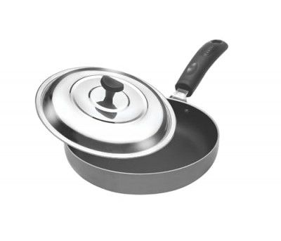 Crystal Classic Series Non-Stick Frypan with Steel Lid| 250 mm | 2.6 mm Thickness