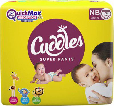 Cuddles - Super Pants Pant Style Diaper - New Born (36 Pieces)